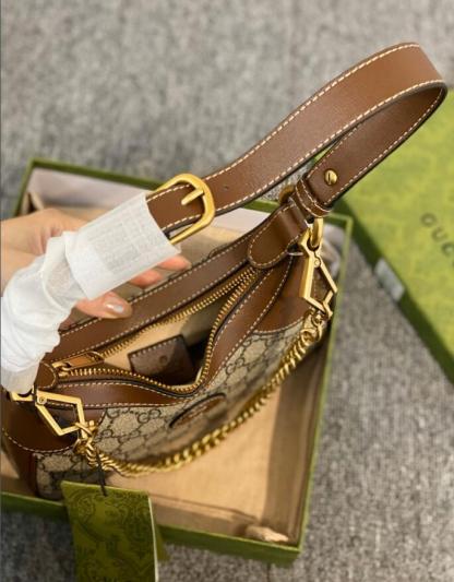 G style autumn and winter latest hobo croissant bag-Luxeon