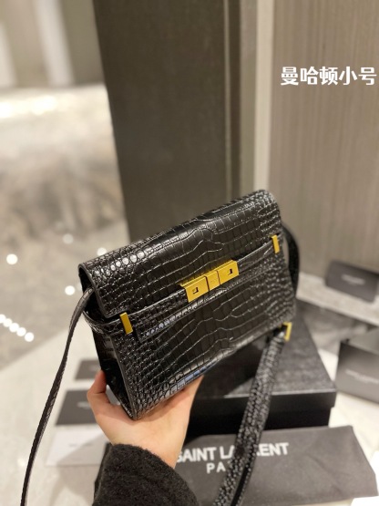 Saint Laurent Y style Manhattan Box Bags Messenger Bags-Luxeon
