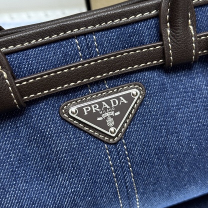 Denim canvas tote bag 23.5*12*9cm