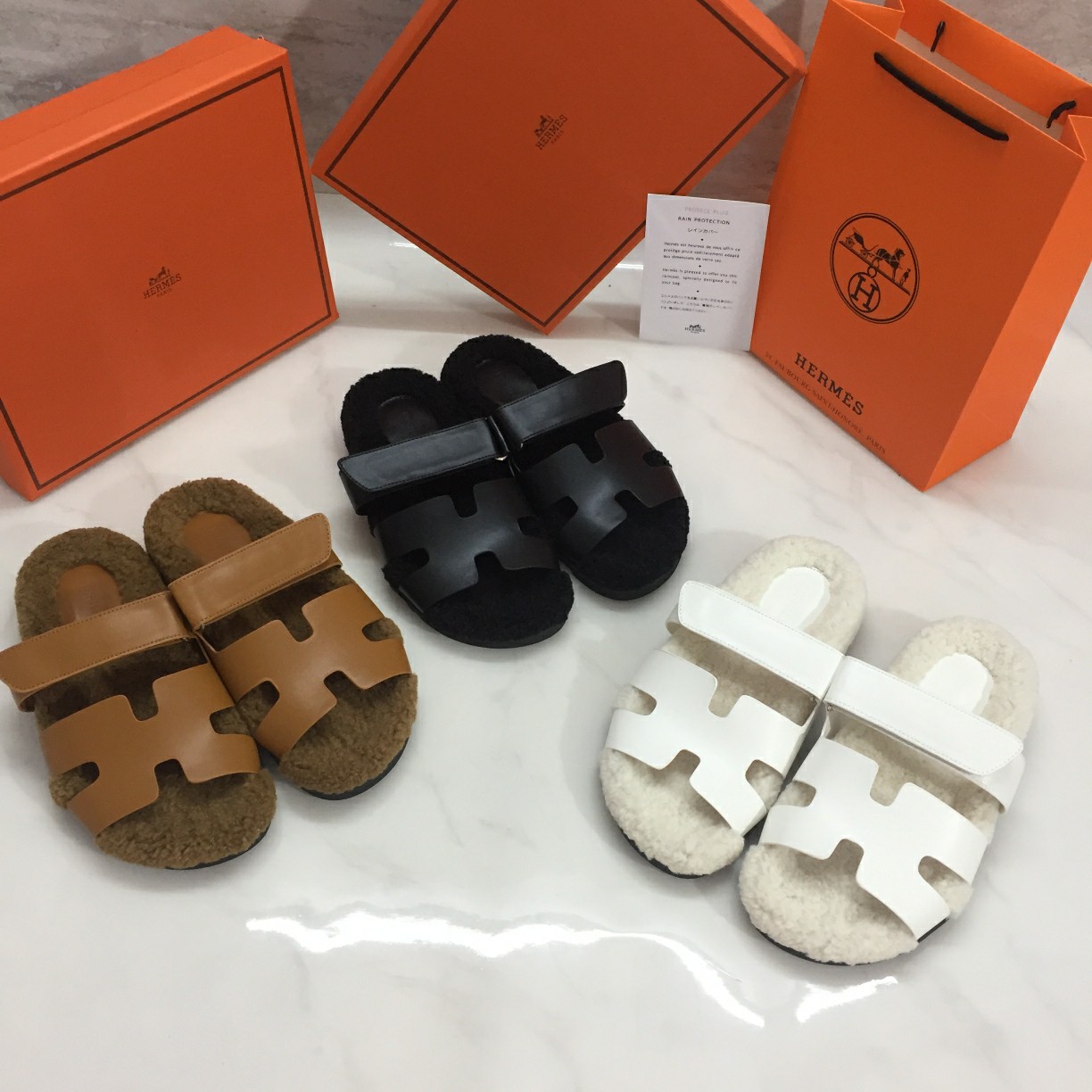 H style new winter wool slippers-Luxeon