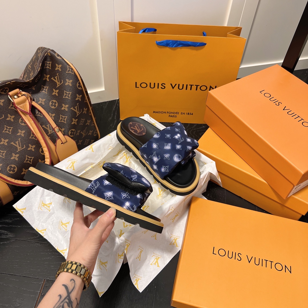 L style new print slippers-Luxeon