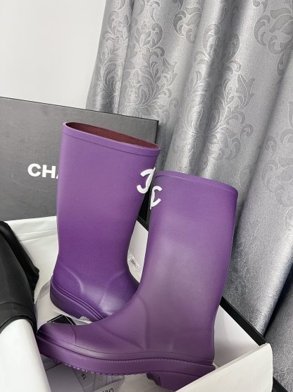C style vintage rain boots-Luxeon