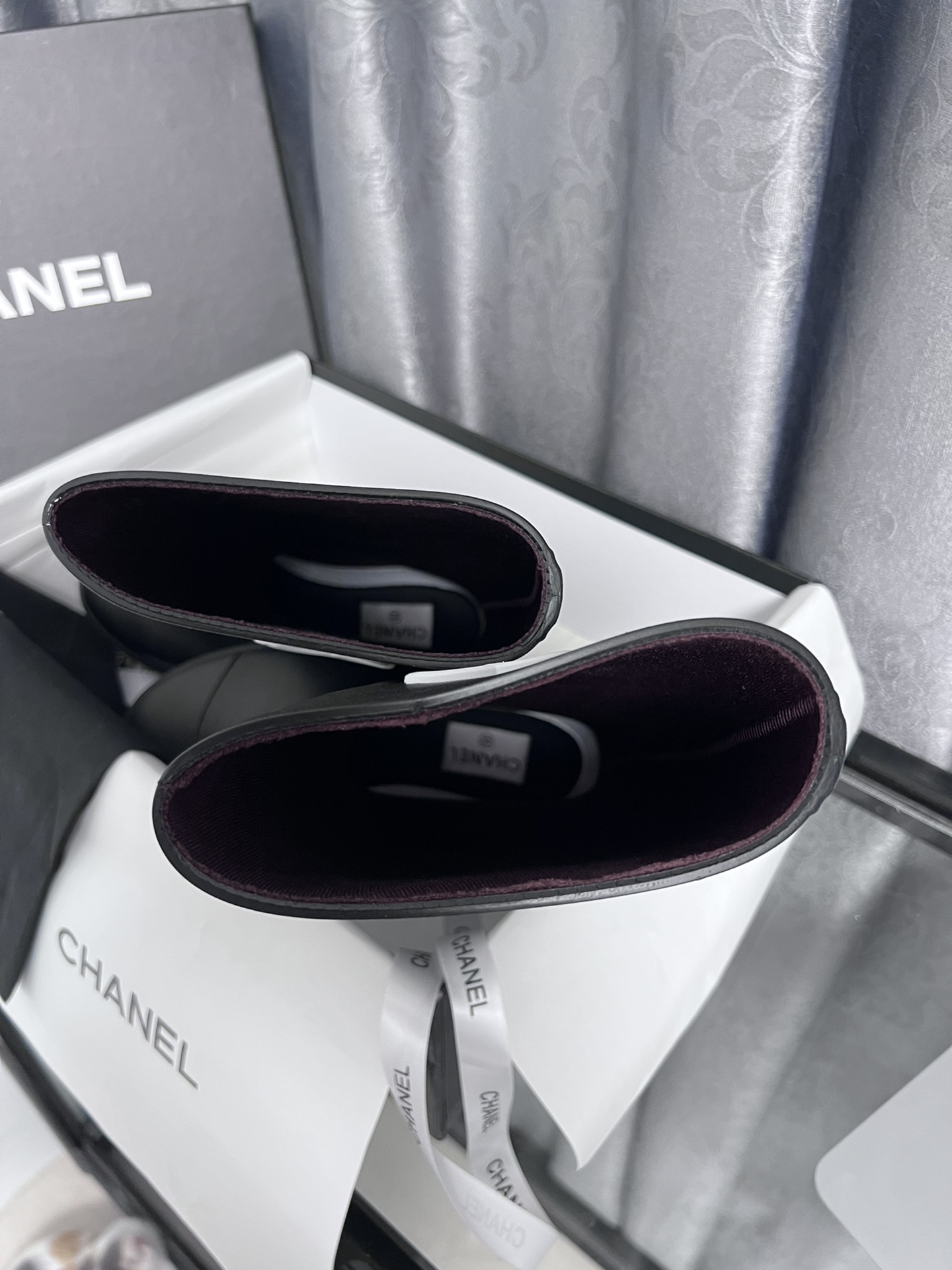 C style vintage rain boots-Luxeon