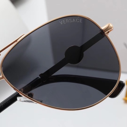 Fashion Vintage Ladies Metal Frame Sunglasses-Luxeon