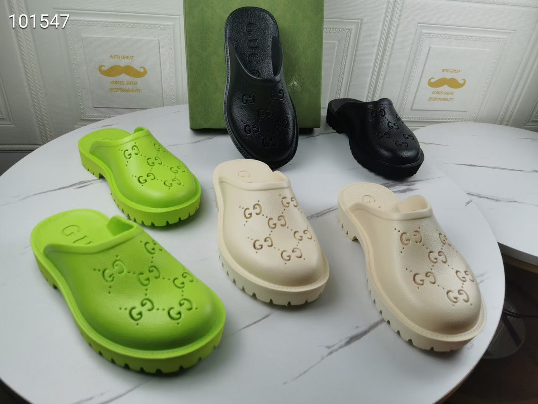 G style Women Thick Sole Platform Slippers-Luxeon