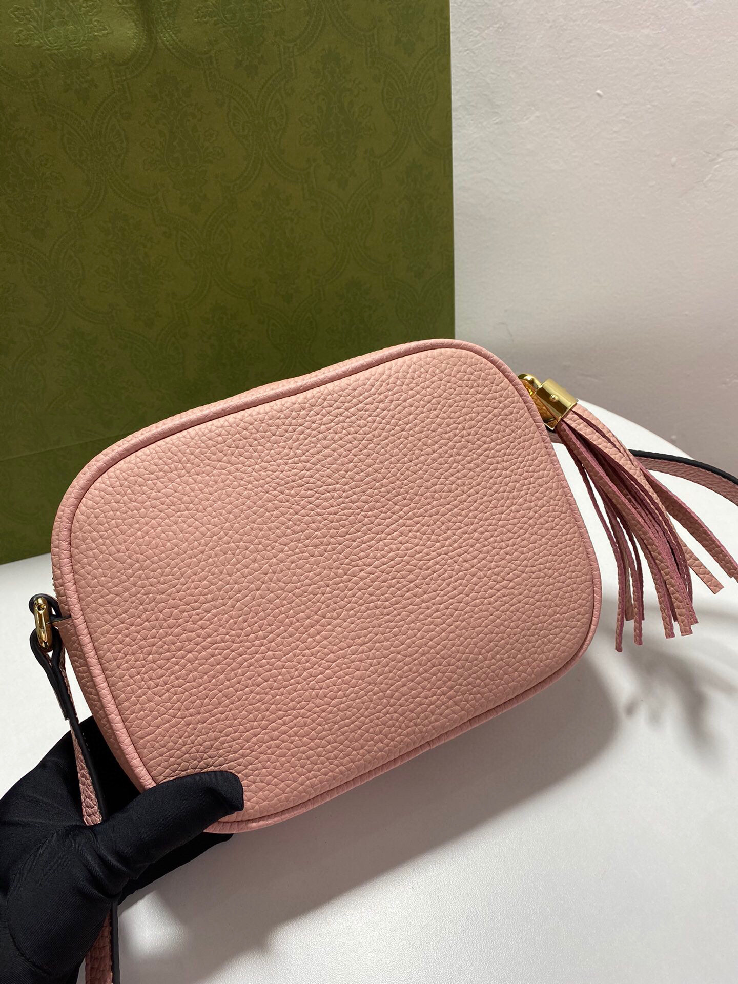 G style lychee pattern Cross-body bag-Luxeon
