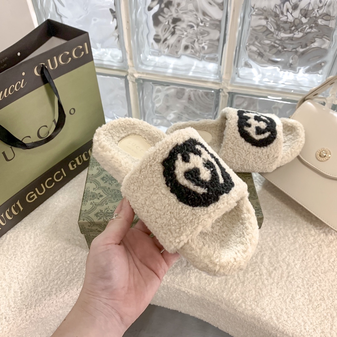 G style winter wool slippers-Luxeon