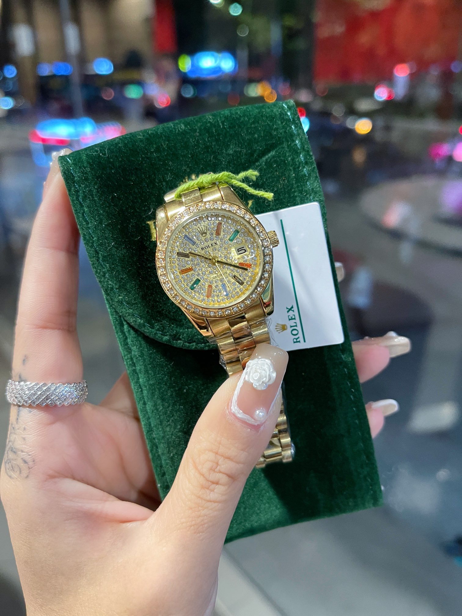 Rolex Day Date Watch Classic Couples Series Quartz Movement-Luxeon
