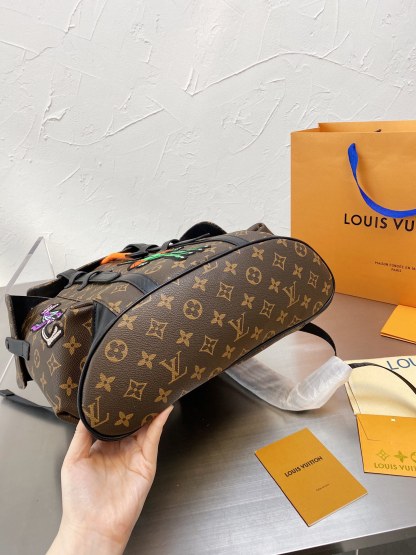 L style bag Backpack For Unisex-Luxeon