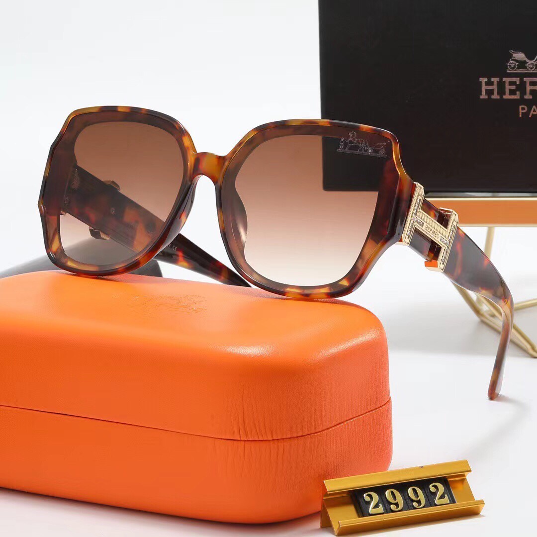 Herme fashion retro glasses-Luxeon