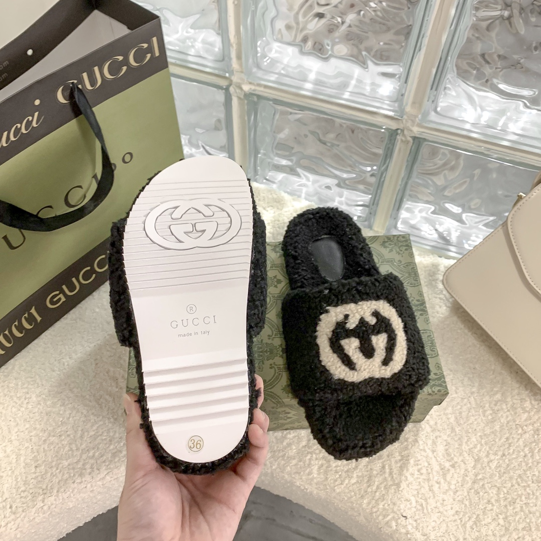 G style winter wool slippers-Luxeon