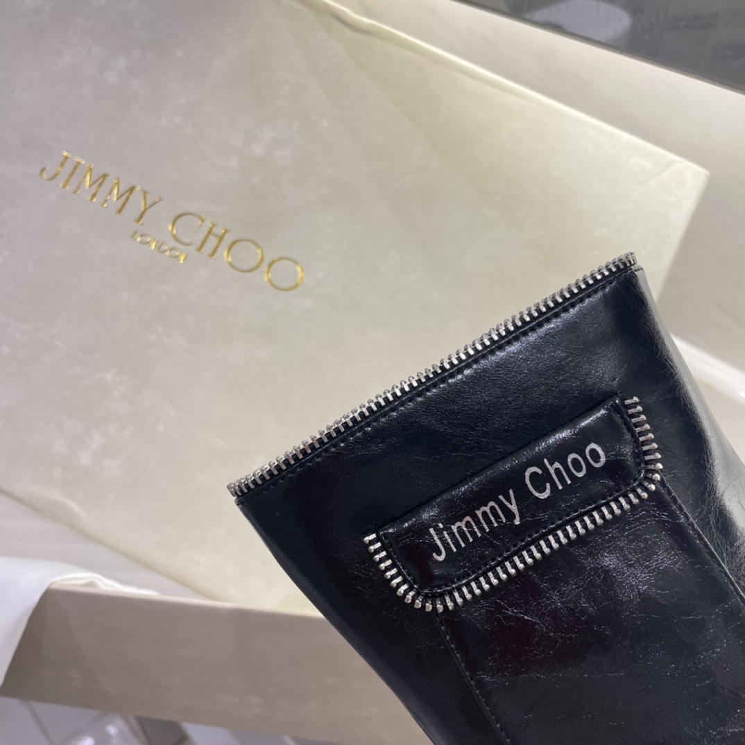 Jimmy Choo new autumn winter zipper knee & ankle boots-Luxeon