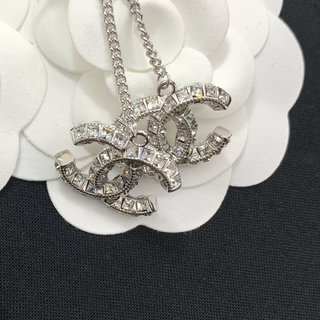 C style Double Sided Diamond Earrings-Luxeon