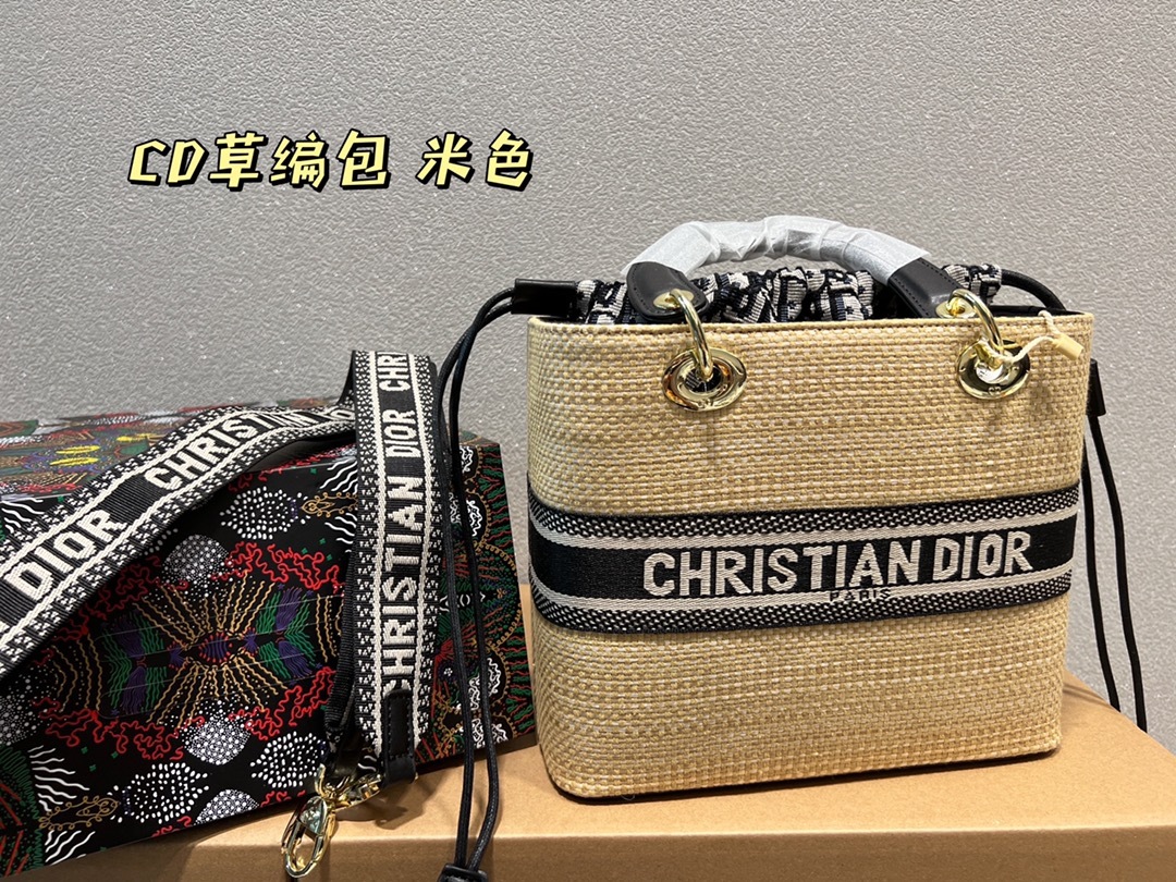 D style Basket Weave Handbags-Luxeon