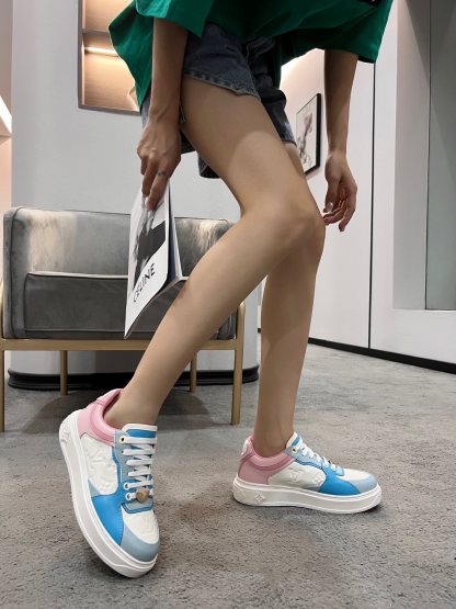 L style trendy women sneakers casual shoes-Luxeon