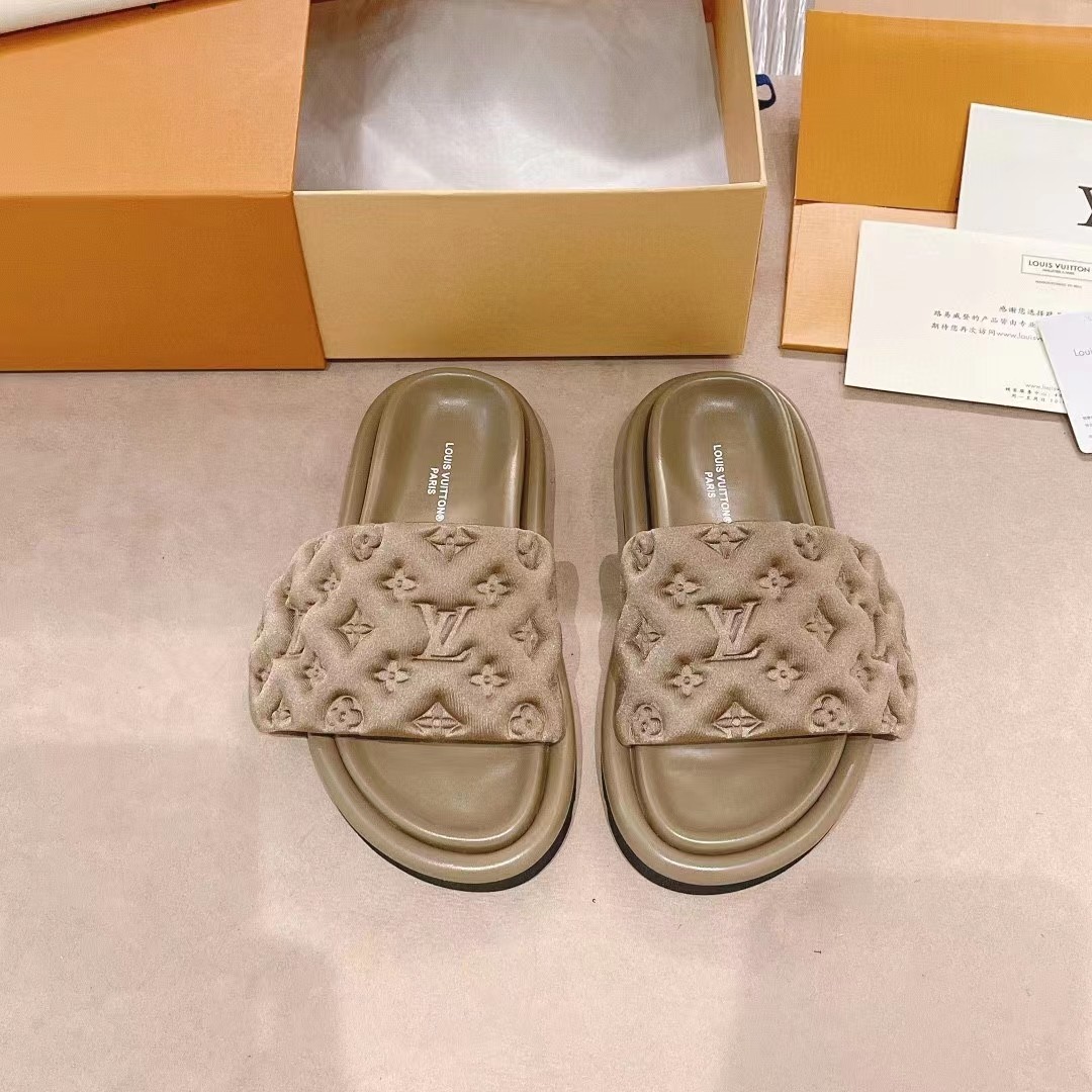 L style flat sandals-Luxeon