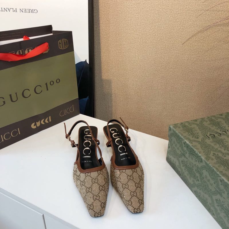 G style vintage women sandals pumps-Luxeon