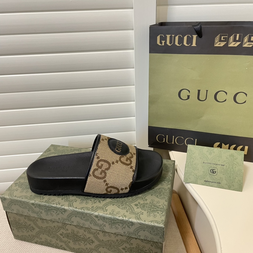 G style couple thick sole sandals-Luxeon