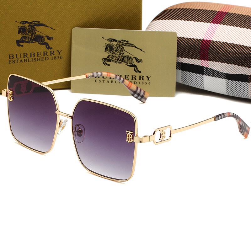 Burberry fashion retro sunglasses-Luxeon