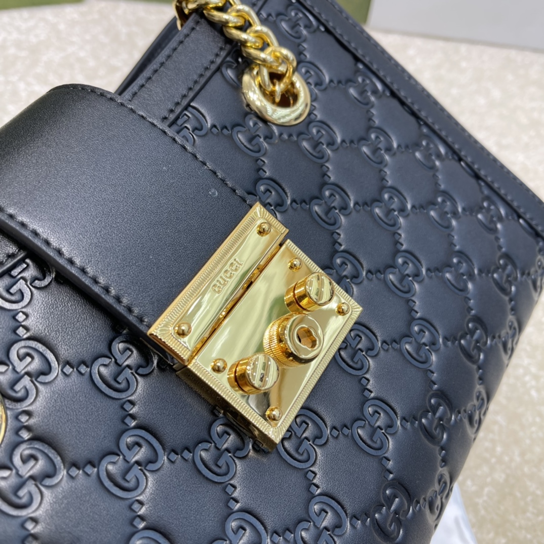 G style Flap single shoulder portable chain bag-Luxeon