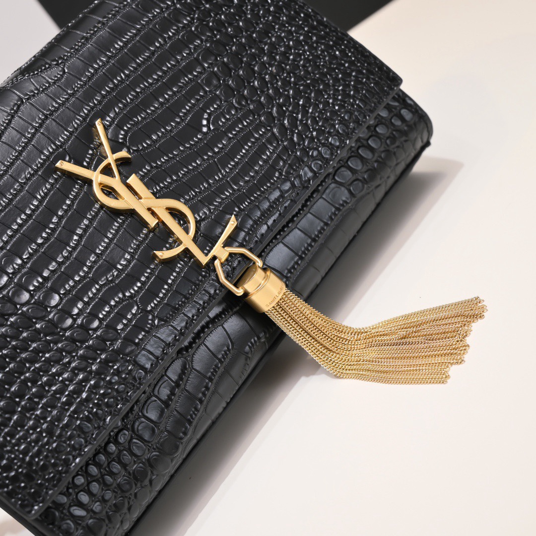 Crocodile print fringe24*14.5*5cm