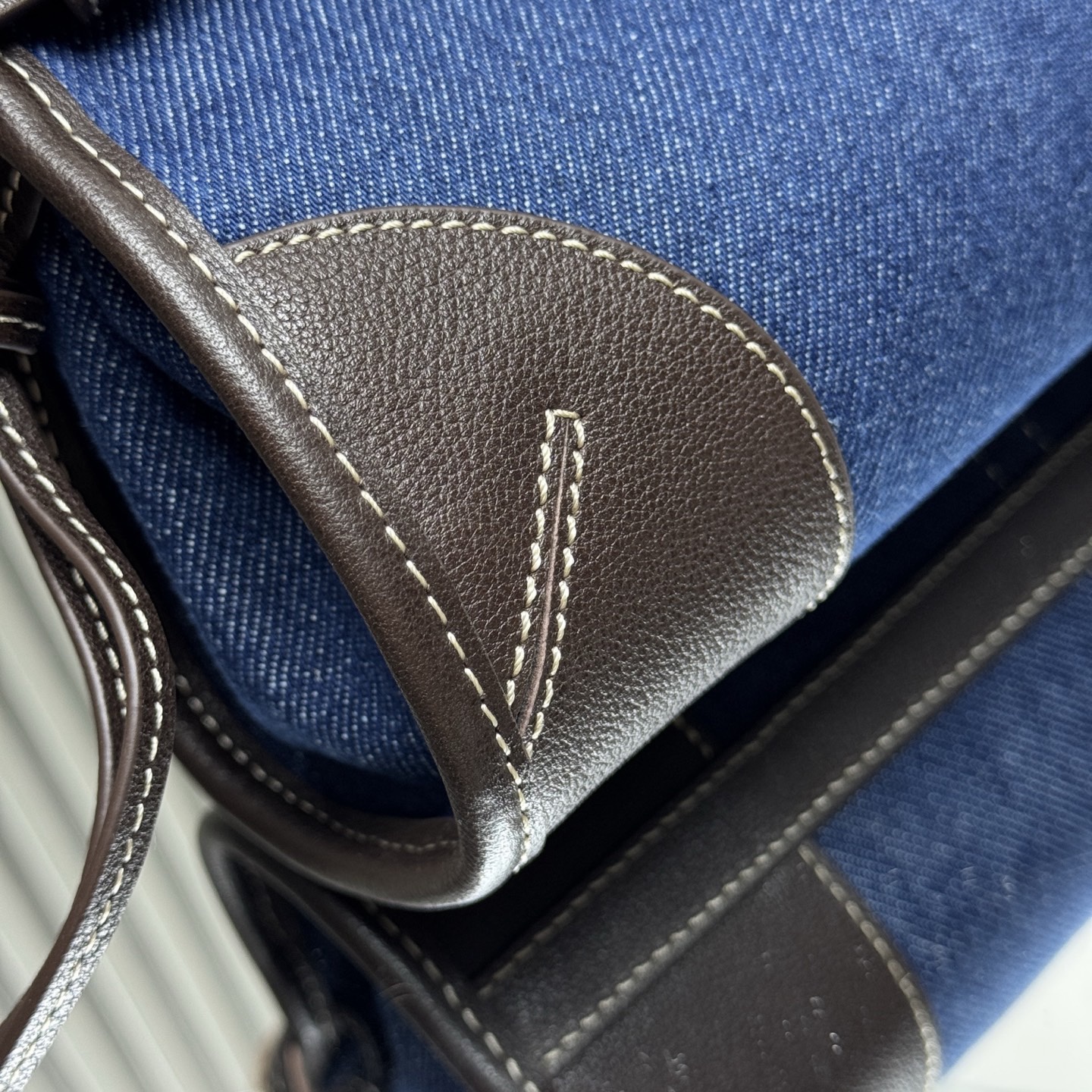 Denim canvas tote bag 23.5*12*9cm