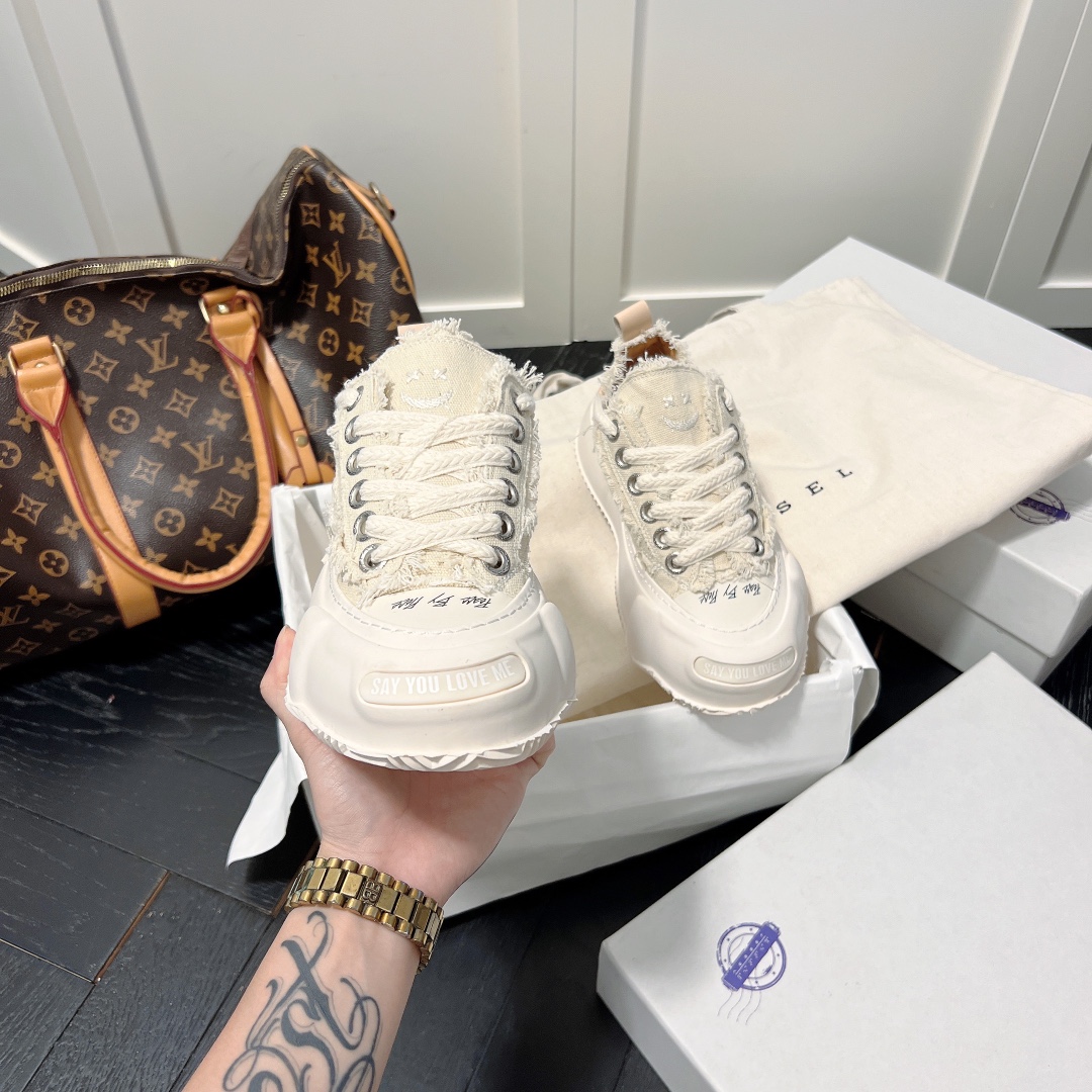 𝙓𝙫𝙚𝙨𝙨𝙚𝙡 𝙨𝙢𝙞𝙡𝙚𝙣𝙘𝙚 new women frayed shoes-Luxeon