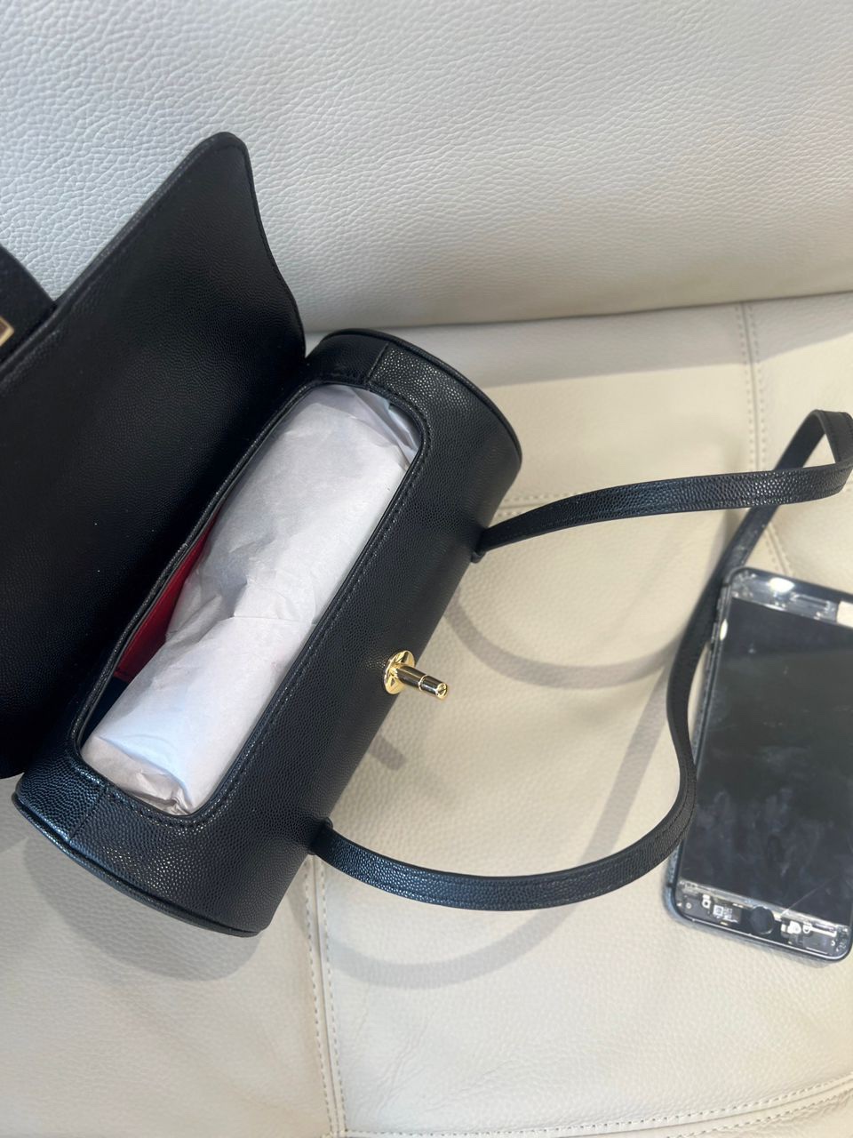 cylindrical handbag 10*20.5*10cm