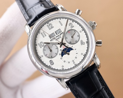 Patek Philippe Cowhide Watch Strap Super Luminous Effect-Luxeon
