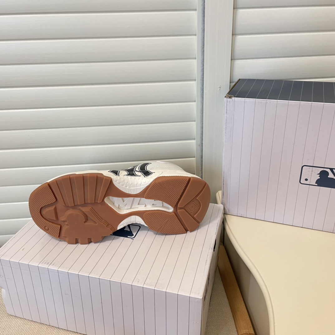 MLB new height-increasing thick sole sneakers casual shoes-Luxeon