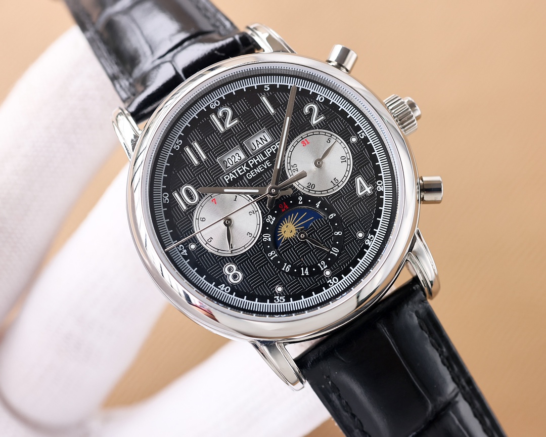 Patek Philippe Cowhide Watch Strap Super Luminous Effect-Luxeon