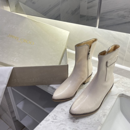 Jimmy Choo new autumn winter zipper knee & ankle boots-Luxeon