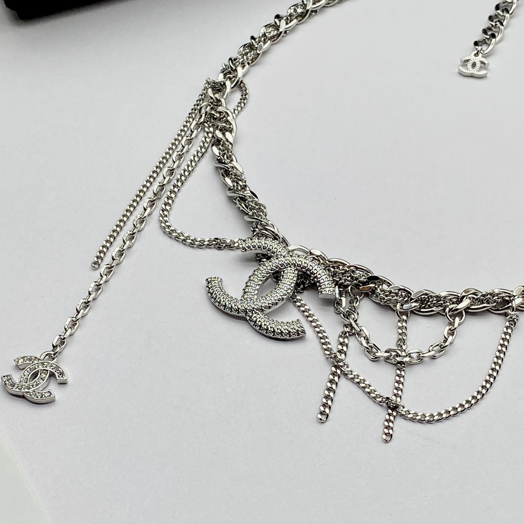 C style fashion tassel necklace-Luxeon