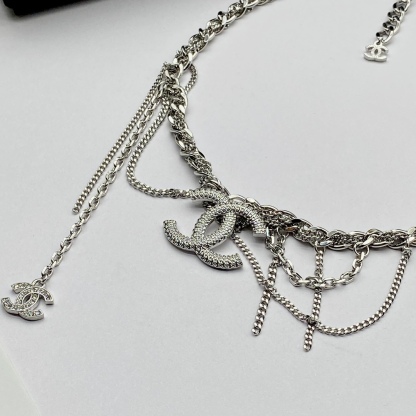C style fashion tassel necklace-Luxeon