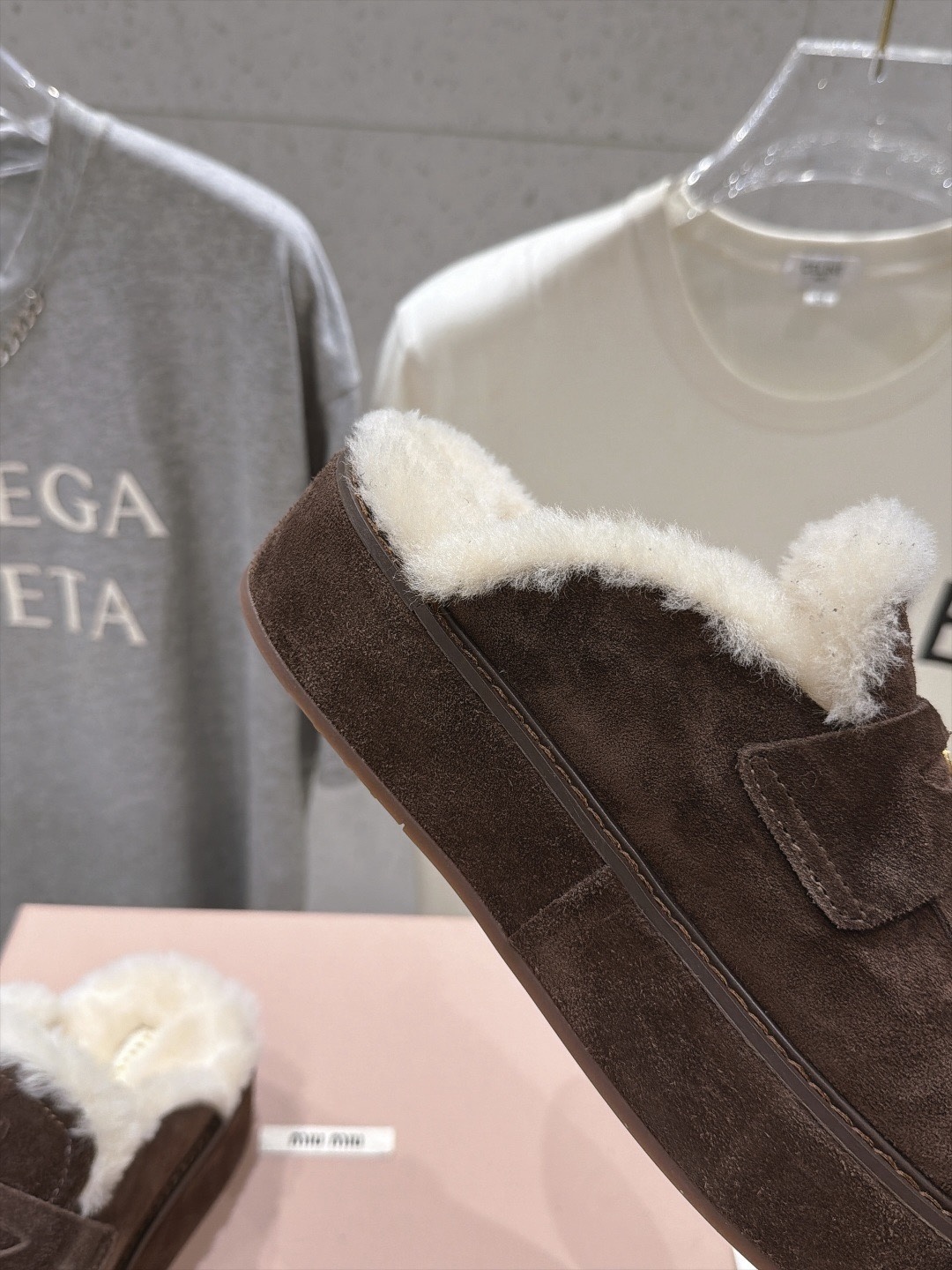 Platform wool slippers 35-40