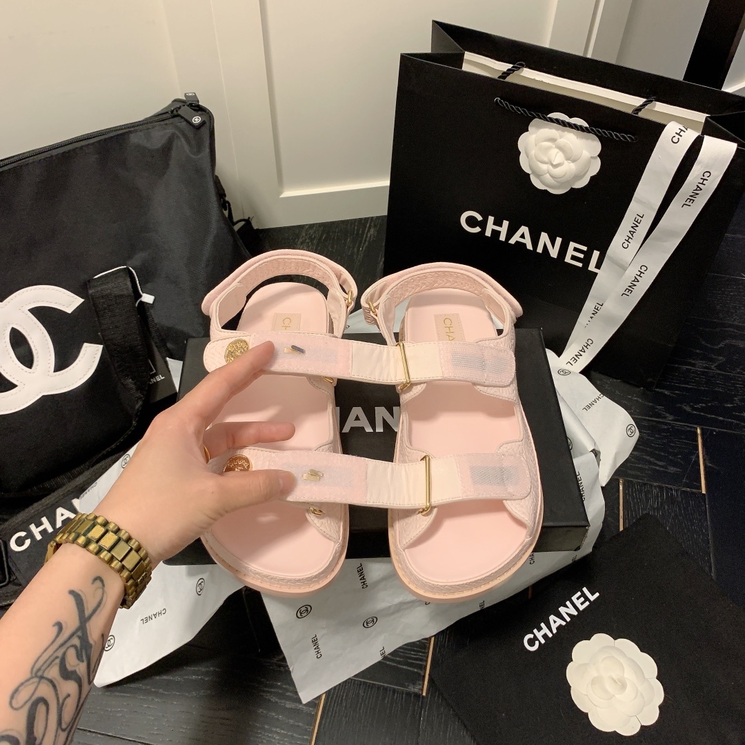 C style Early Spring Velcro Sandals-Luxeon