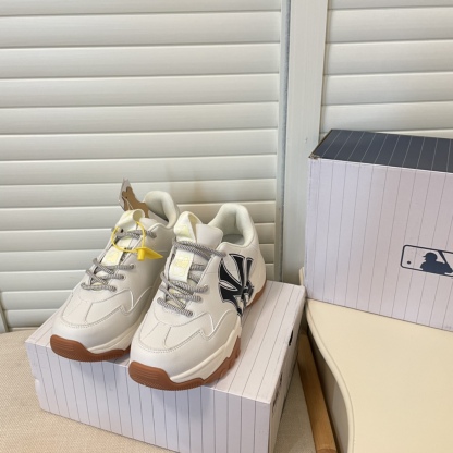 MLB new height-increasing thick sole sneakers casual shoes-Luxeon