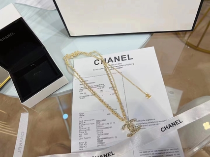 C style New Double Chain Necklace-Luxeon