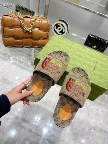 G style pop jacquard summer flat slippers-Luxeon