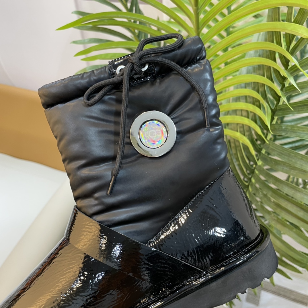 UGG new autumn & winter TPU down feather snow boots-Luxeon