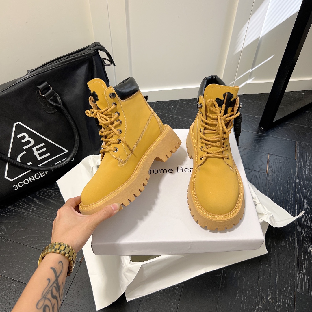 PALM ANGLE lace up rivet short ankle boots-Luxeon