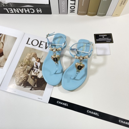 C style 2023 Spring New Love Double Buckle Sandals-Luxeon