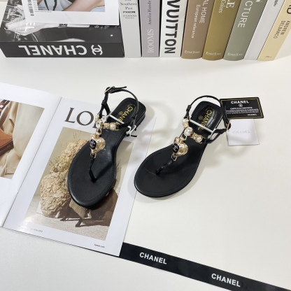 C style 2023 Spring New Love Double Buckle Sandals-Luxeon