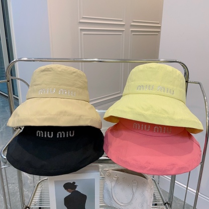 Miu Miu fashion sun protection fisherman hats-Luxeon