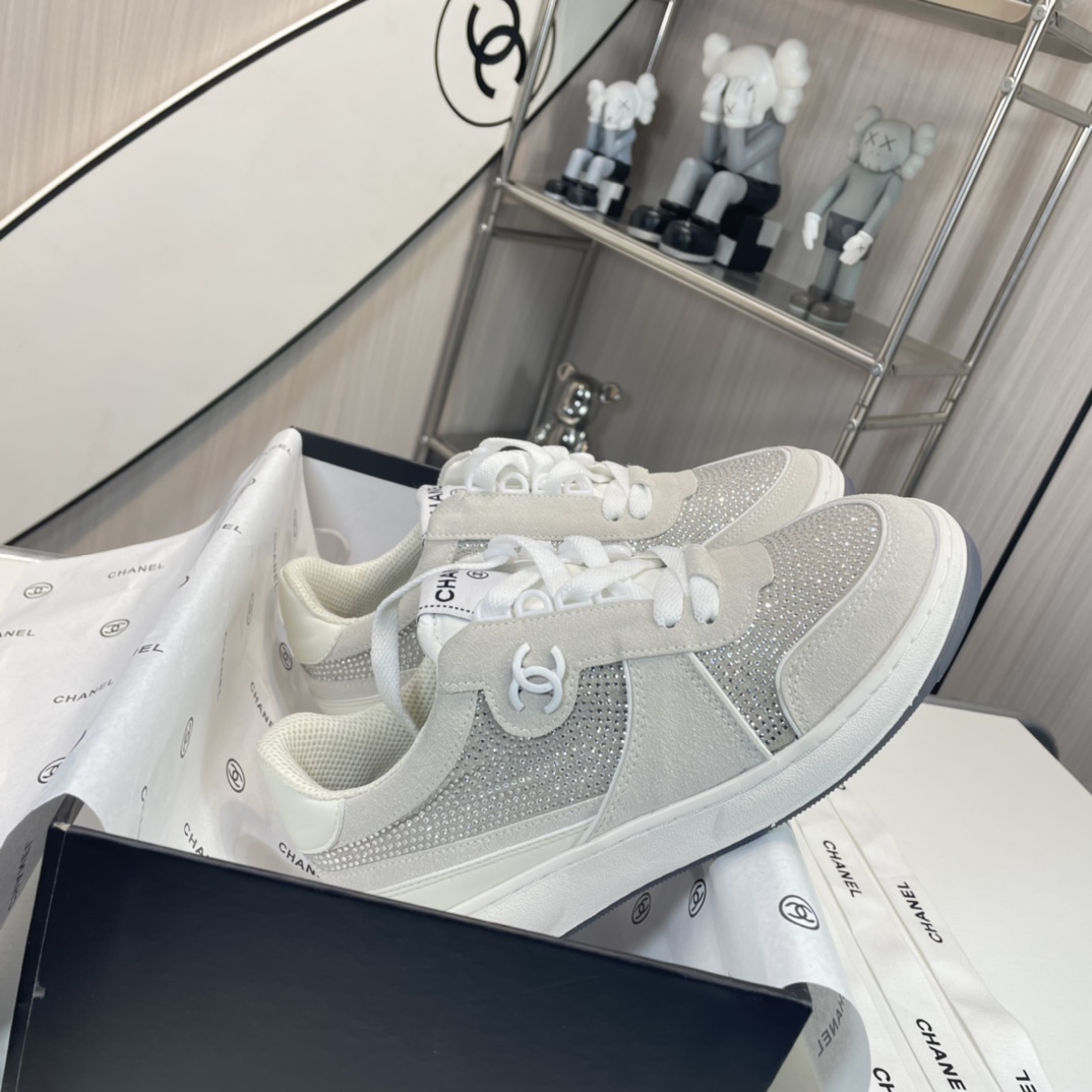 2023 C style early spring new rhinestone casual shoes-Luxeon