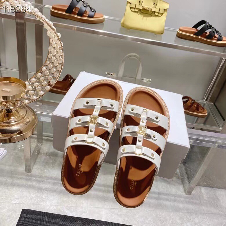 C Style Retro Arc de Triomphe Retro Slippers