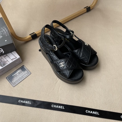 C style 2023 early summer new thick heel sandals-Luxeon