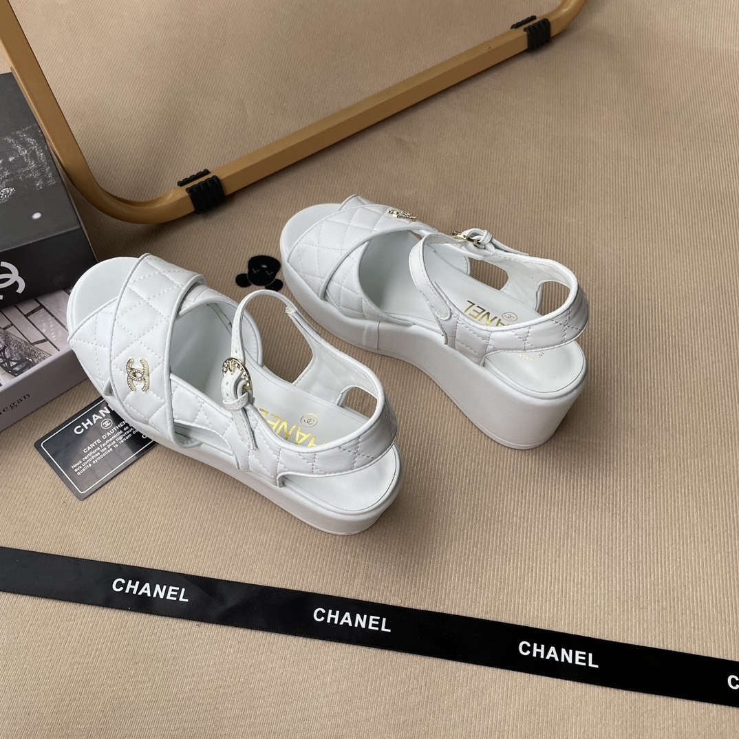 C style 2023 early summer new thick heel sandals-Luxeon