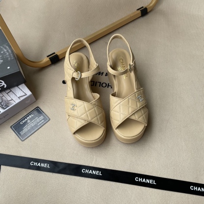 C style 2023 early summer new thick heel sandals-Luxeon