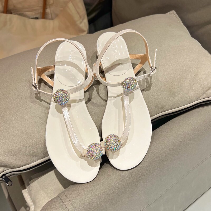 SW new rhinestone sandals-Luxeon